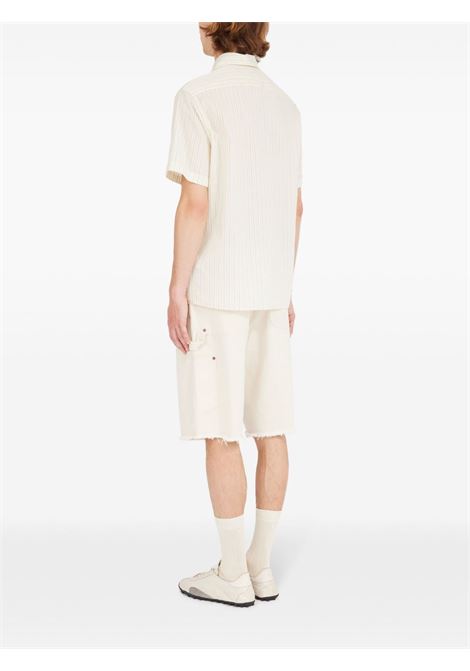 camicie maniche corte uomo beige MAISON MARGIELA | S50DR0009 M35276001F